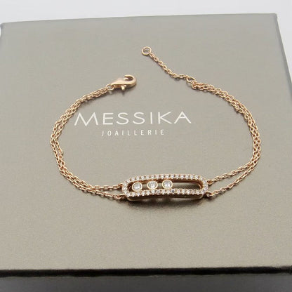 [Rosla] Move Classique pavé bracelet
