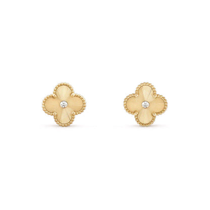 [Rosla]CLOVER  15MM DIAMOND EARRINGS COLLECTION