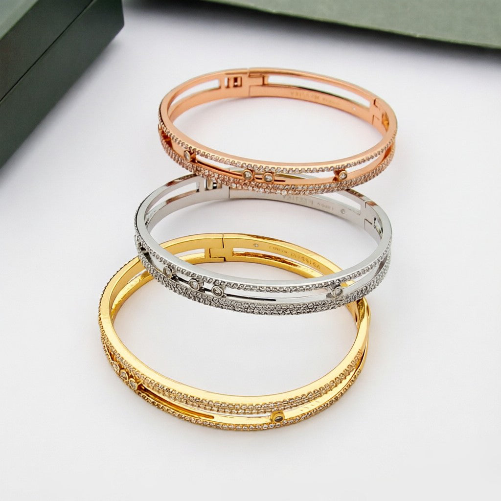 [Rosla]Move Romane pavé bangle