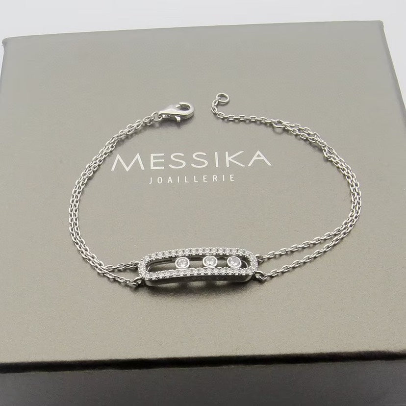 [Rosla] Move Classique pavé bracelet
