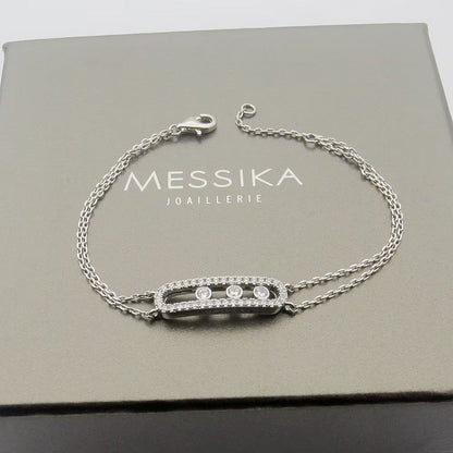 [Rosla] Move Classique pavé bracelet