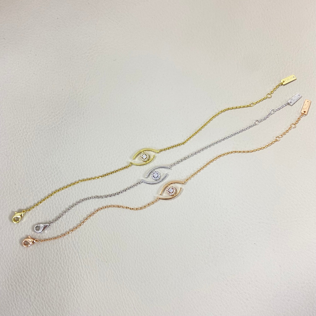 [Rosla]Lucky Eye Pave-Set Diamond Bracelet