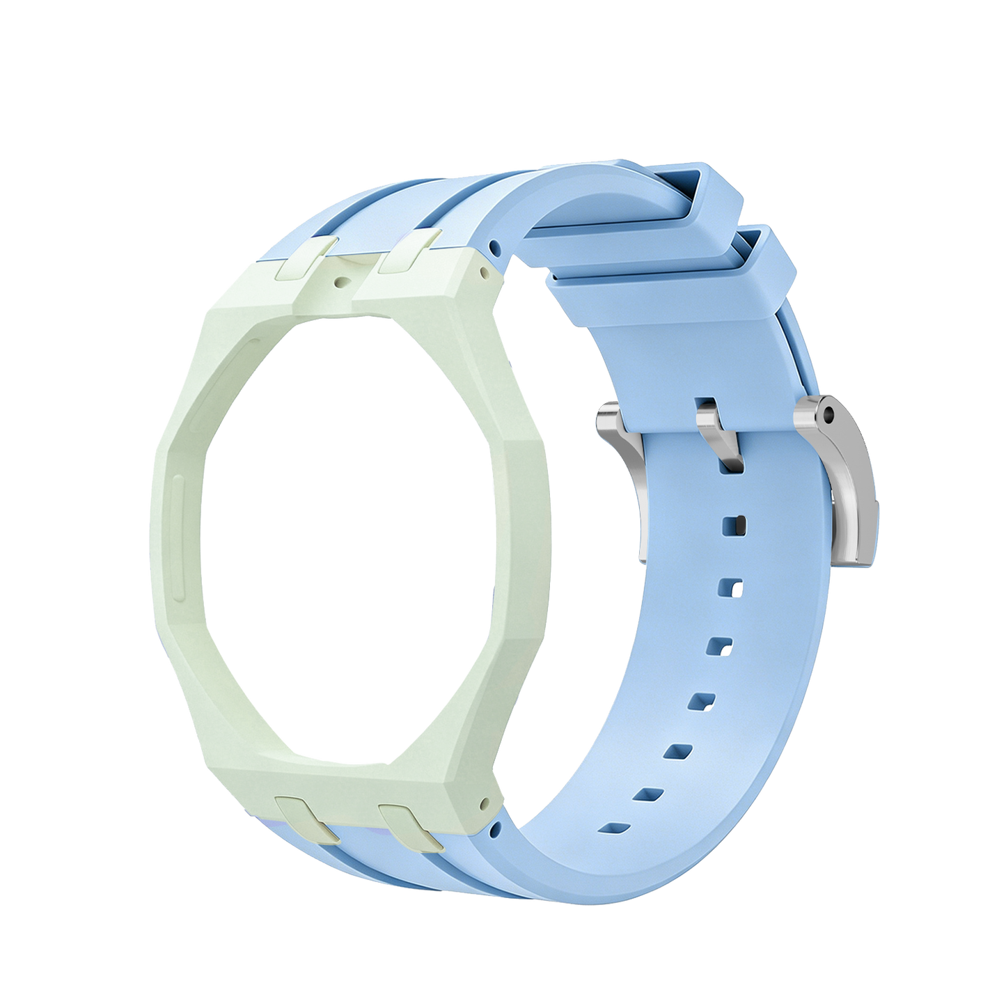 [Rosla]Royal Oak Pop Exclusive Bioceramic Case & Silicone Strap Mix Color