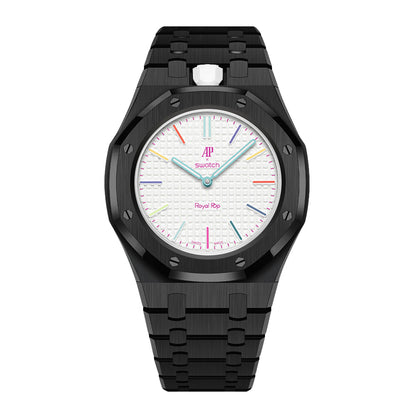 [Rosla]Royal Oak Pop Exclusive Steel Case & Strap Full‑wrap Embedded Watch Band
