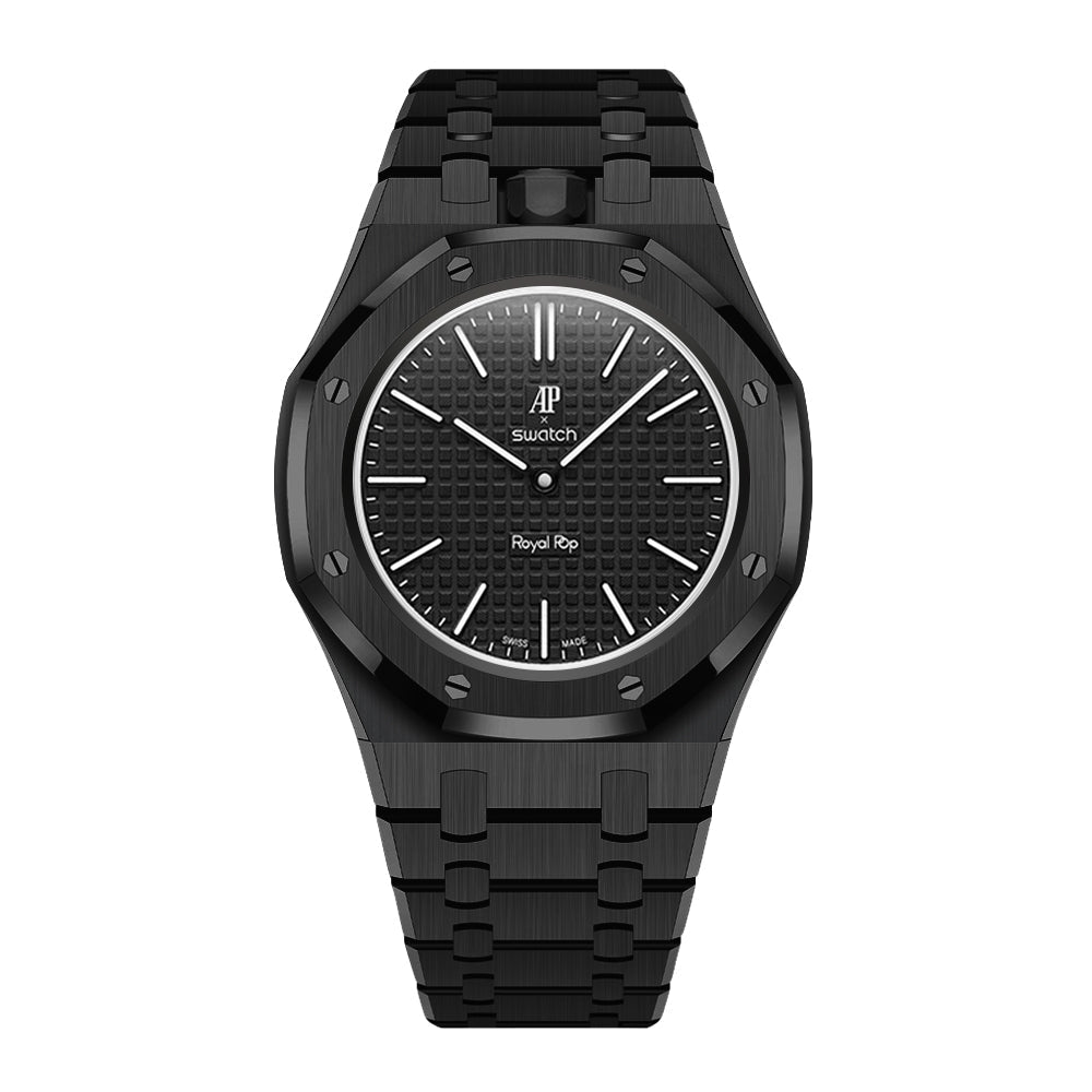 [Rosla]Royal Oak Pop Exclusive Steel Case & Strap Full‑wrap Embedded Watch Band