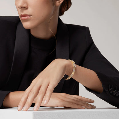 [Rosla]LOVE BRACELET 6.1MM DIAMOND-PAVED