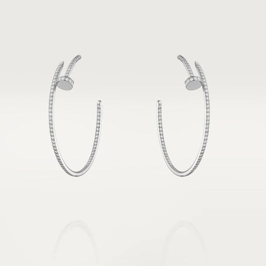 [Rosla]JUSTE EARRINGS FULL DIAMONDS 1.8MM