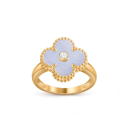 [Rosla]CLOVER DIAMOND RING GOLD COLLECTION