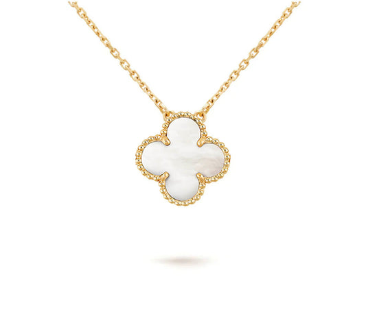 [Rosla]CLOVER 15MM SINGLE FLOWER NECKLACE COLLECTION
