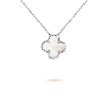 [Rosla]CLOVER 15MM NECKLACE SILVER COLLECTION
