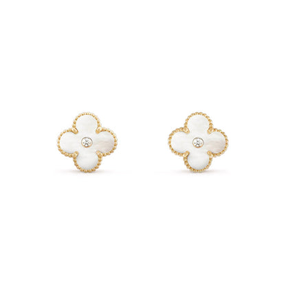 [Rosla]CLOVER  15MM DIAMOND EARRINGS COLLECTION