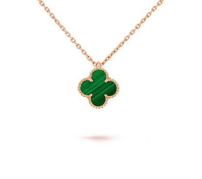 [Rosla]CLOVER MINI 9.5MM CARNELIANS NECKLACE COLLECTION