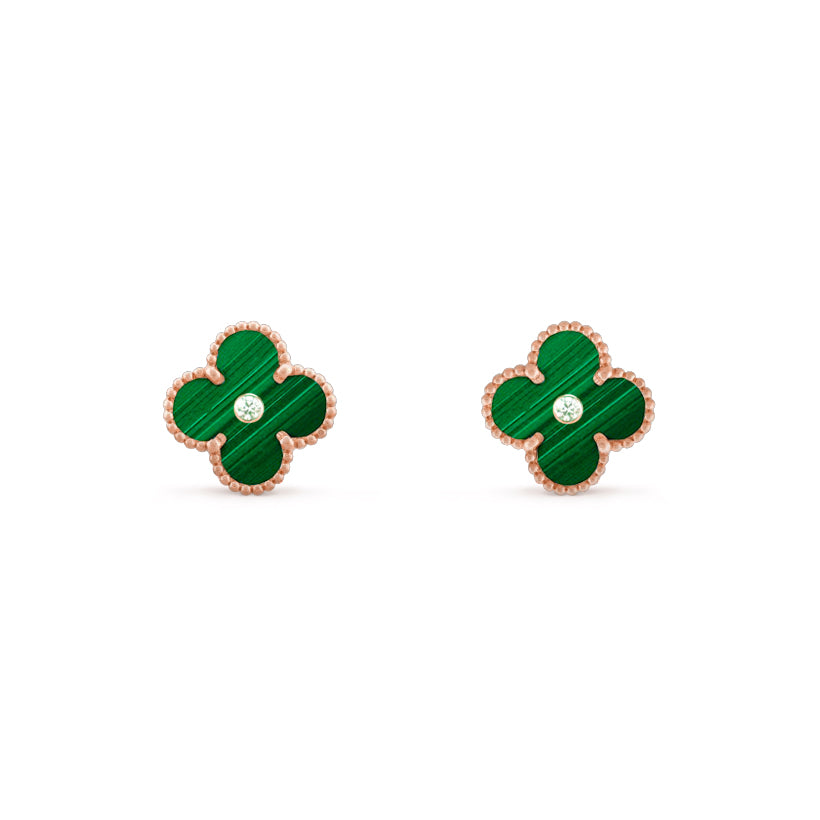 [Rosla]CLOVER  15MM DIAMOND EARRINGS COLLECTION
