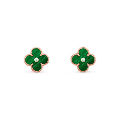 [Rosla]CLOVER  15MM DIAMOND EARRINGS COLLECTION