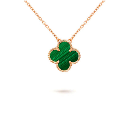 [Rosla]CLOVER 15MM SINGLE FLOWER NECKLACE COLLECTION