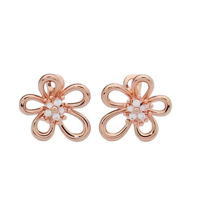[Rosla] FLOWERLACE EARRING 5 DIAMONDS