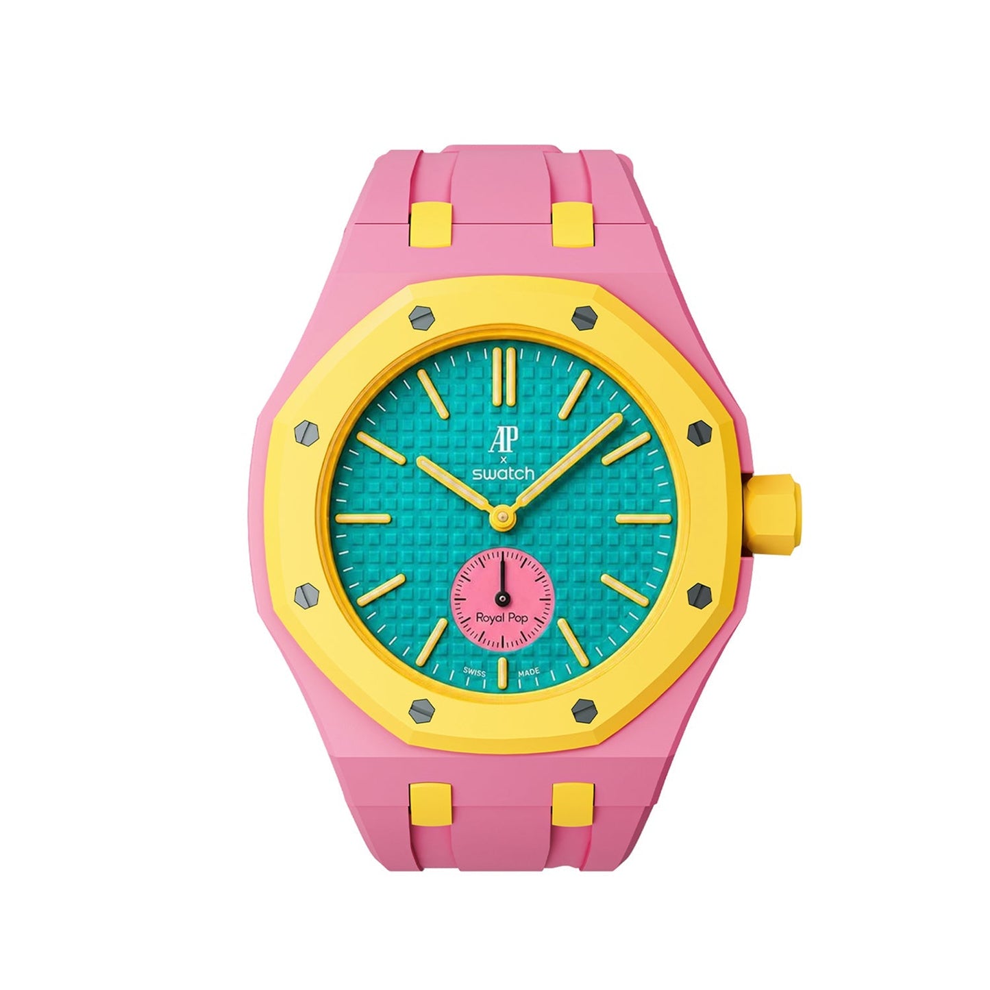[Rosla]Royal Oak Pop Exclusive Bioceramic Case & Silicone Strap Mix Color