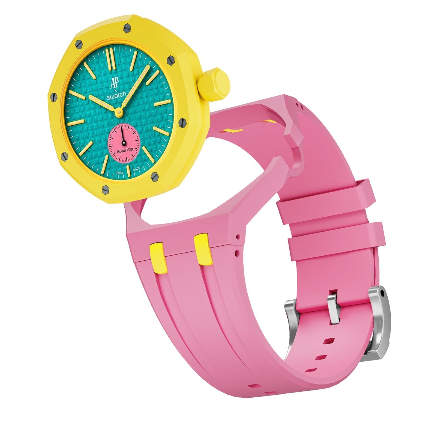 [Rosla]Royal Oak Pop Exclusive Bioceramic Case & Silicone Strap Mix Color