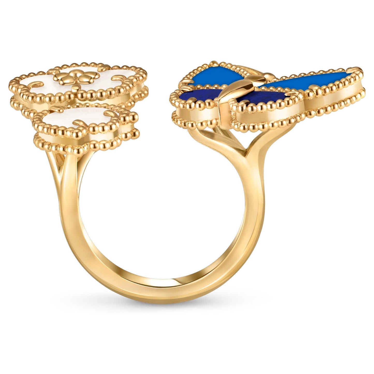 [Rosla]LUCKY SPRING BUTTERFLY OPEN-FACE RINGS
