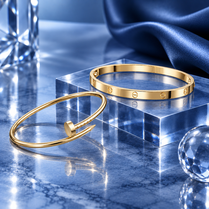 [Rosla] LOVE & JUSTE Classic Bracelet Stack Set