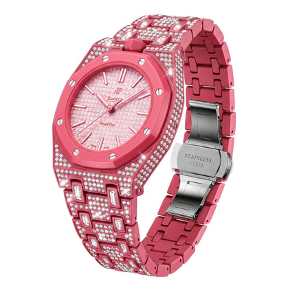[Rosla]Royal Oak Pop Exclusive Bioceramic Case & Bioceramic Strap Full Diamond