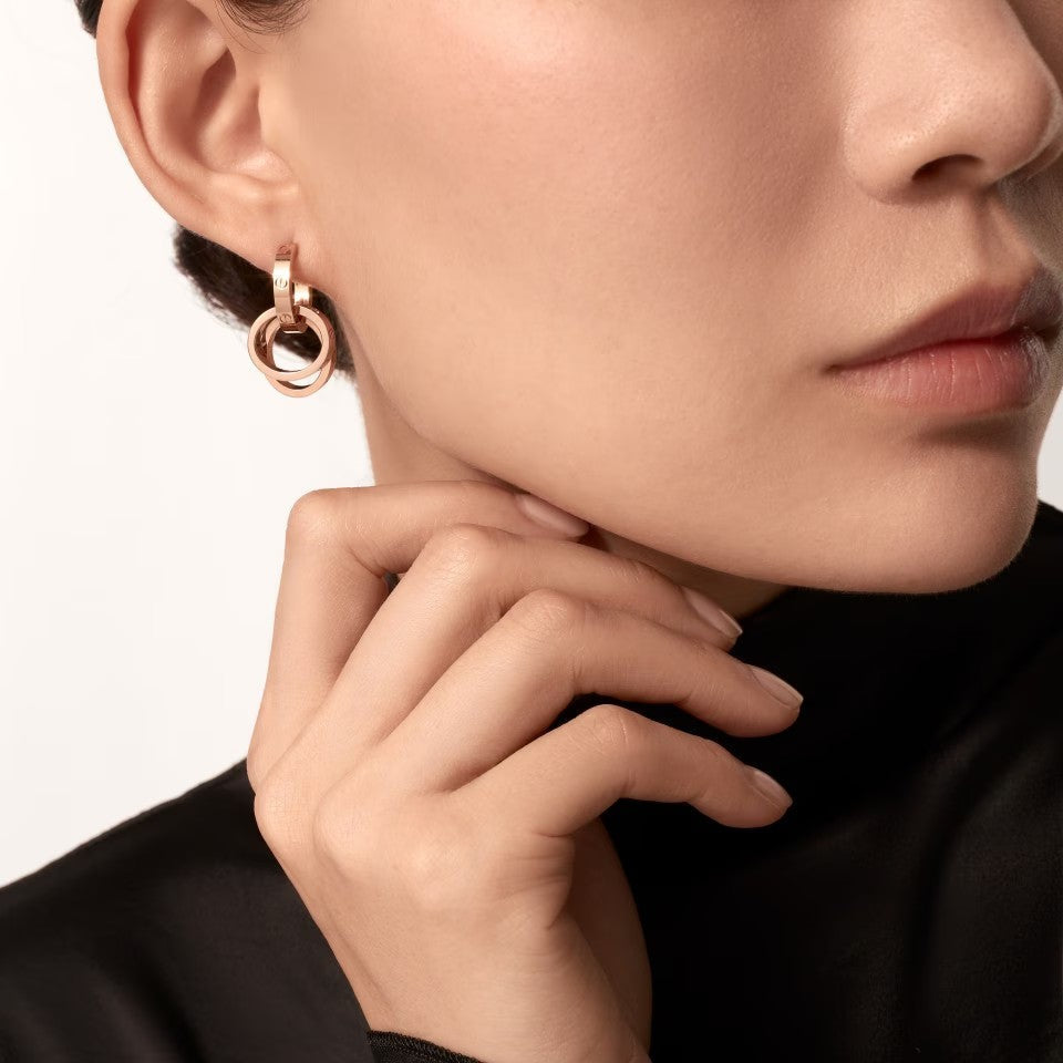 [Rosla]LOVE 3.3MM DANGLE EARRINGS