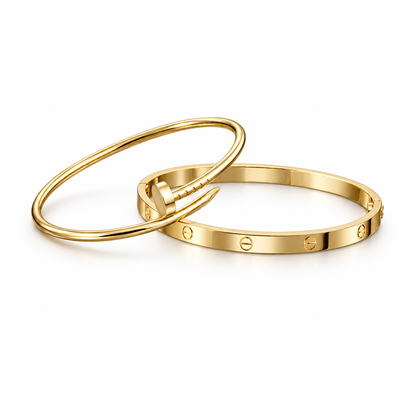 [Rosla] LOVE & JUSTE Classic Bracelet Stack Set