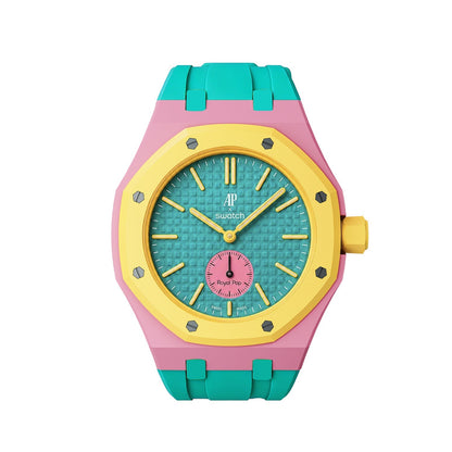[Rosla]Royal Oak Pop Exclusive Bioceramic Case & Silicone Strap Mix Color