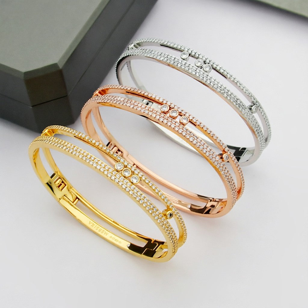 [Rosla]Move Romane pavé bangle