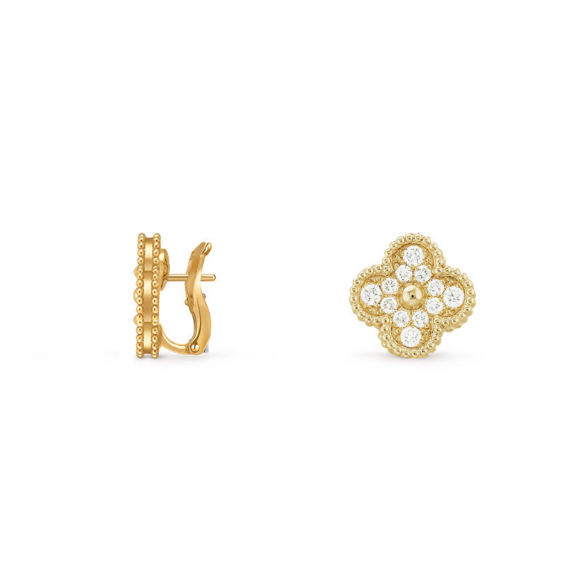 [Rosla]CLOVER 15MM MOP EARRINGS COLLECTION
