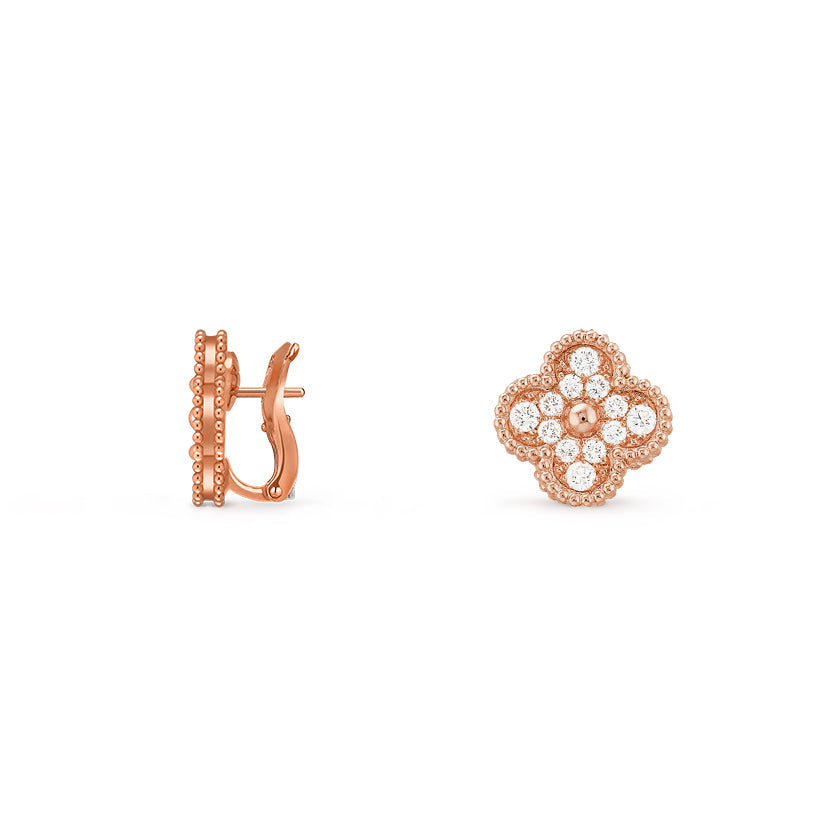 [Rosla]CLOVER 15MM MOP EARRINGS COLLECTION