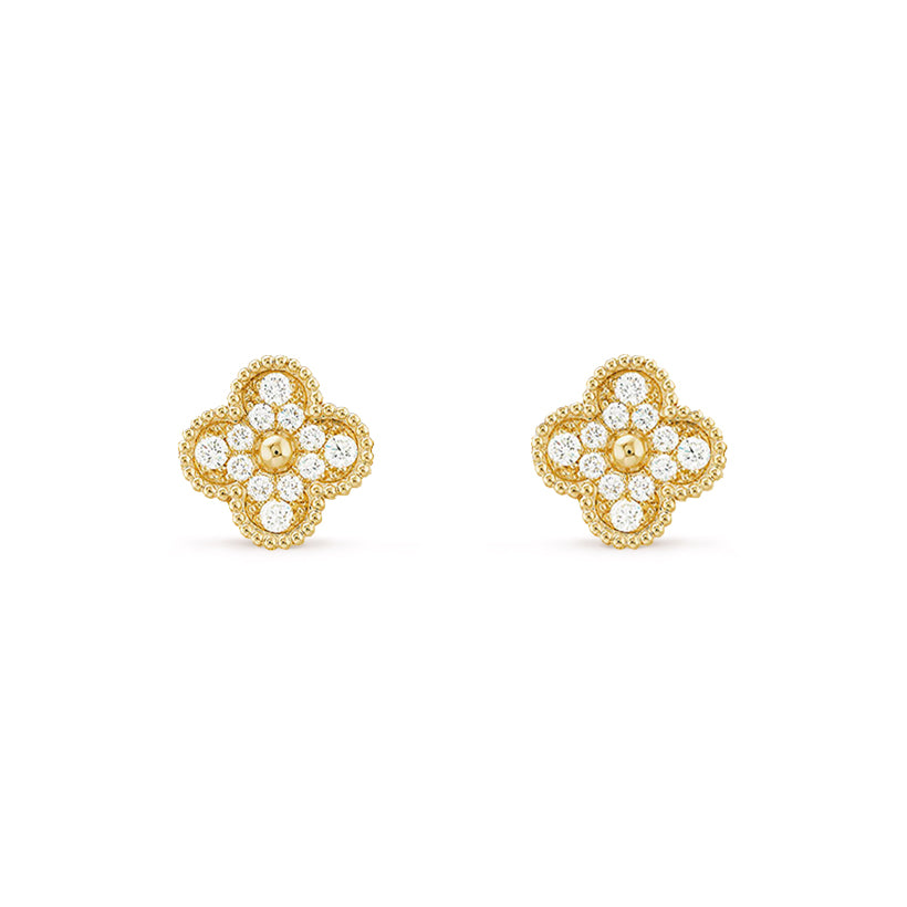 [Rosla]CLOVER  9.5MM EARRINGS COLLECTION
