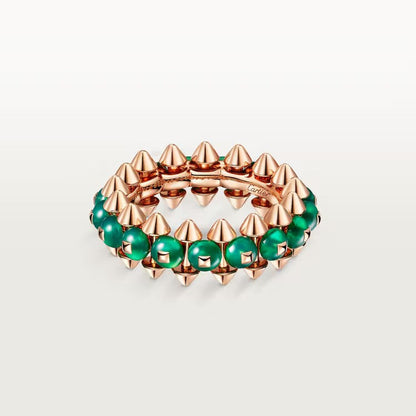 [Rosla]CLASH 7.9MM AGATE CHALCEDONY RING