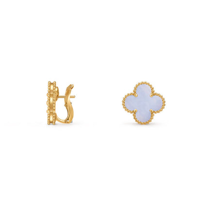 [Rosla]CLOVER 15MM MOP EARRINGS COLLECTION