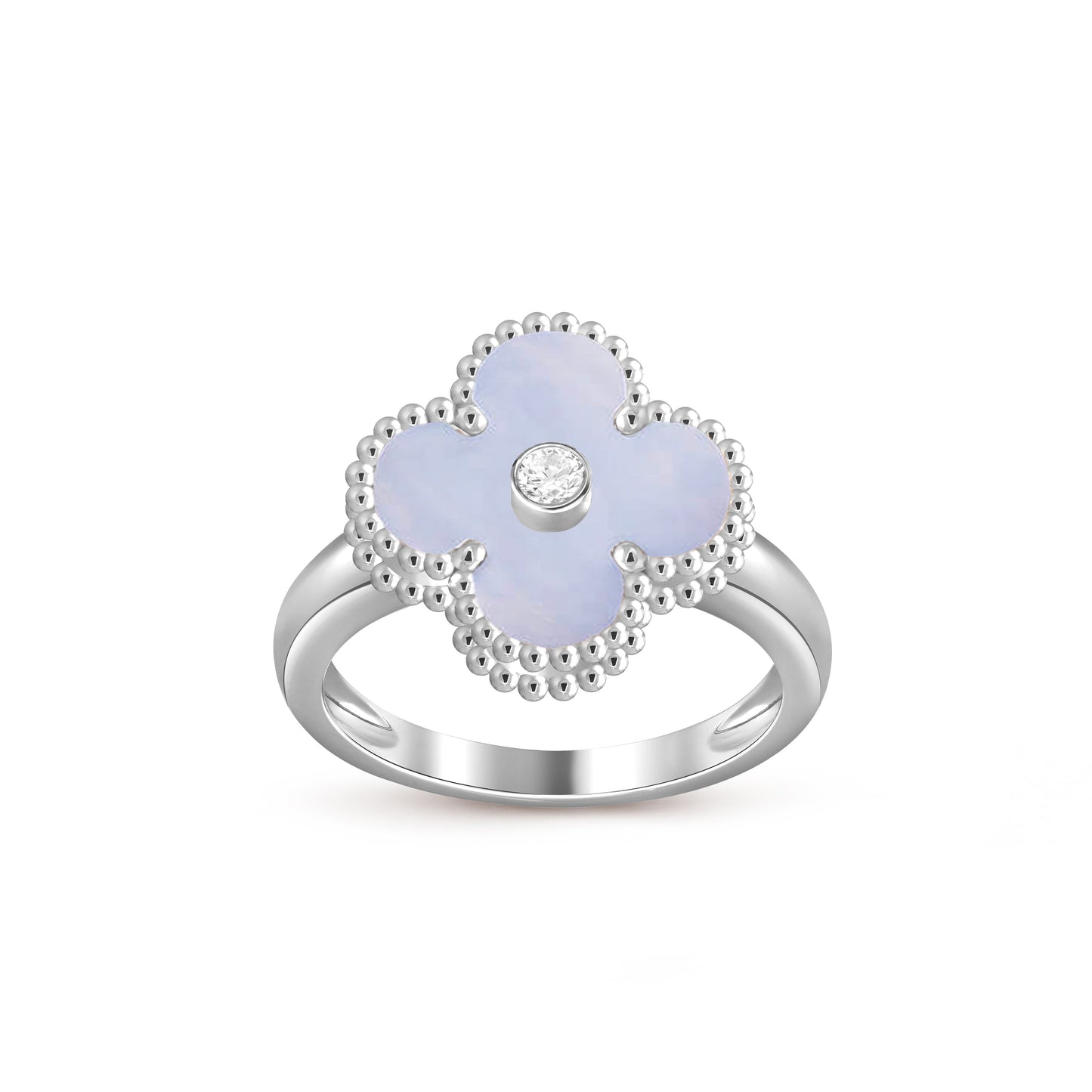 [Rosla]CLOVER SILVER DIOMND RING COLLECTION