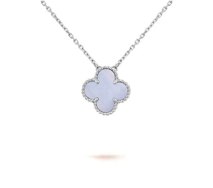 [Rosla]CLOVER 15MM NECKLACE SILVER COLLECTION