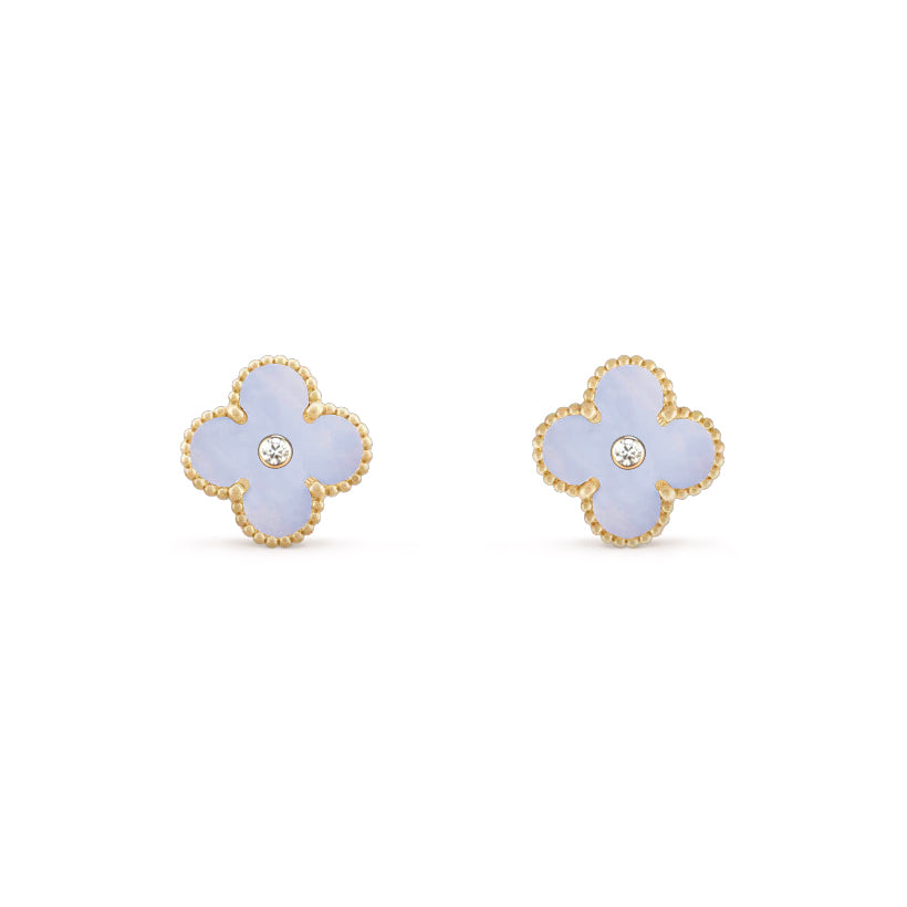[Rosla]CLOVER  15MM DIAMOND EARRINGS COLLECTION
