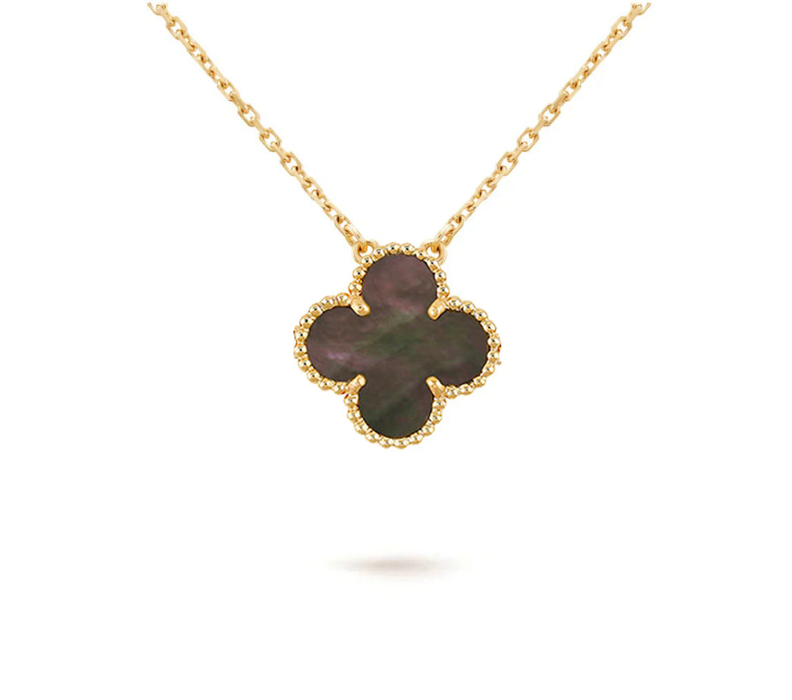 [Rosla]CLOVER 15MM SINGLE FLOWER NECKLACE COLLECTION