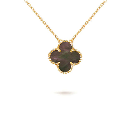 [Rosla]CLOVER 15MM SINGLE FLOWER NECKLACE COLLECTION