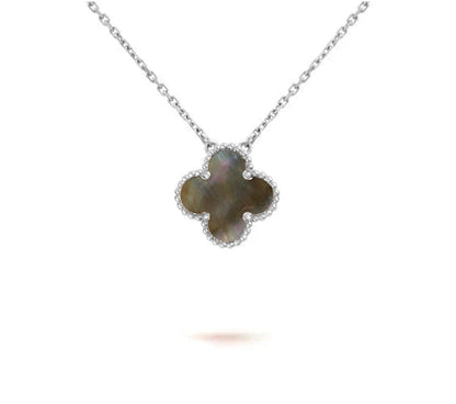 [Rosla]CLOVER 15MM NECKLACE SILVER COLLECTION