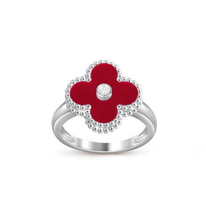 [Rosla]CLOVER SILVER DIOMND RING COLLECTION