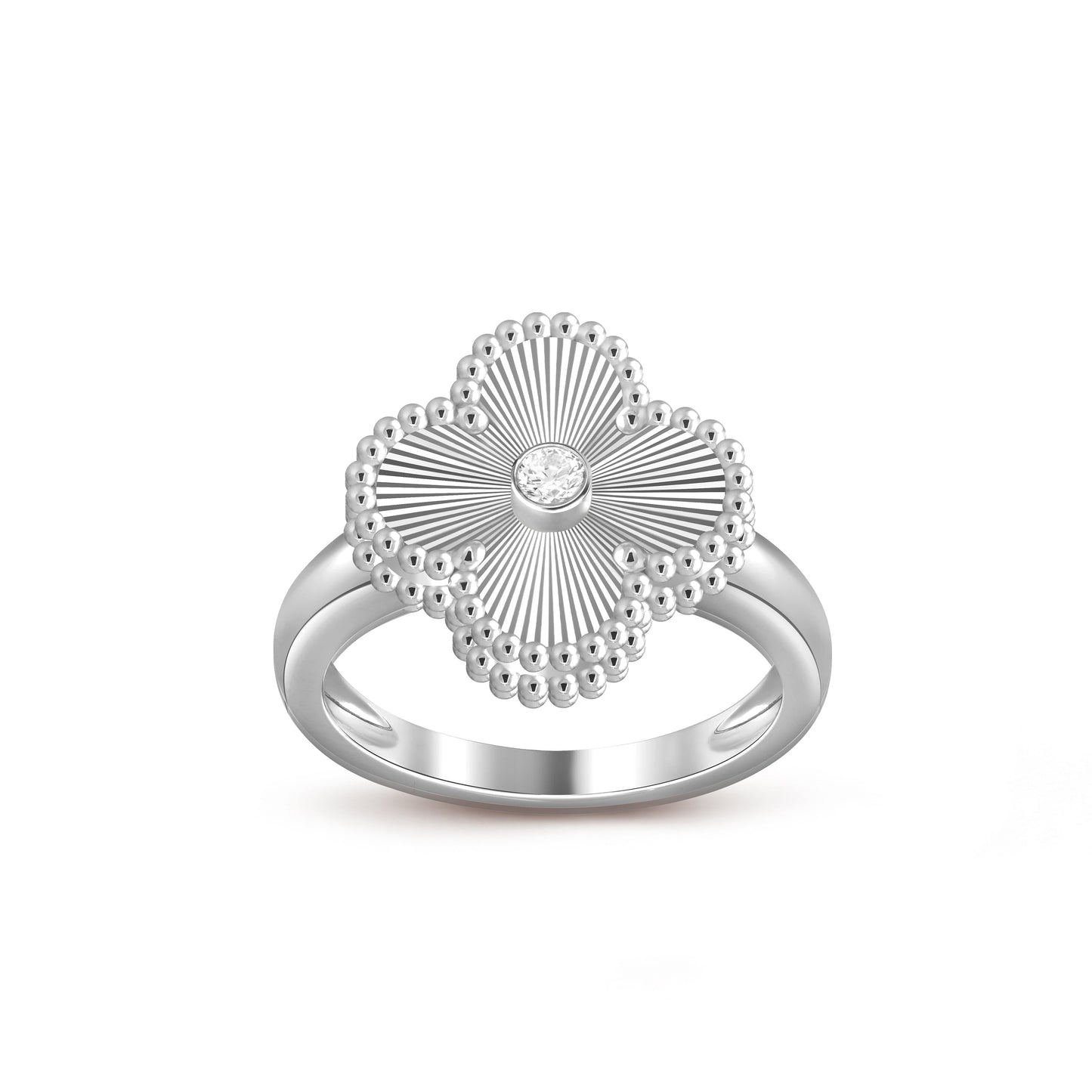 [Rosla]CLOVER SILVER DIOMND RING COLLECTION