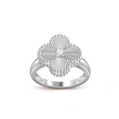 [Rosla]CLOVER SILVER DIOMND RING COLLECTION