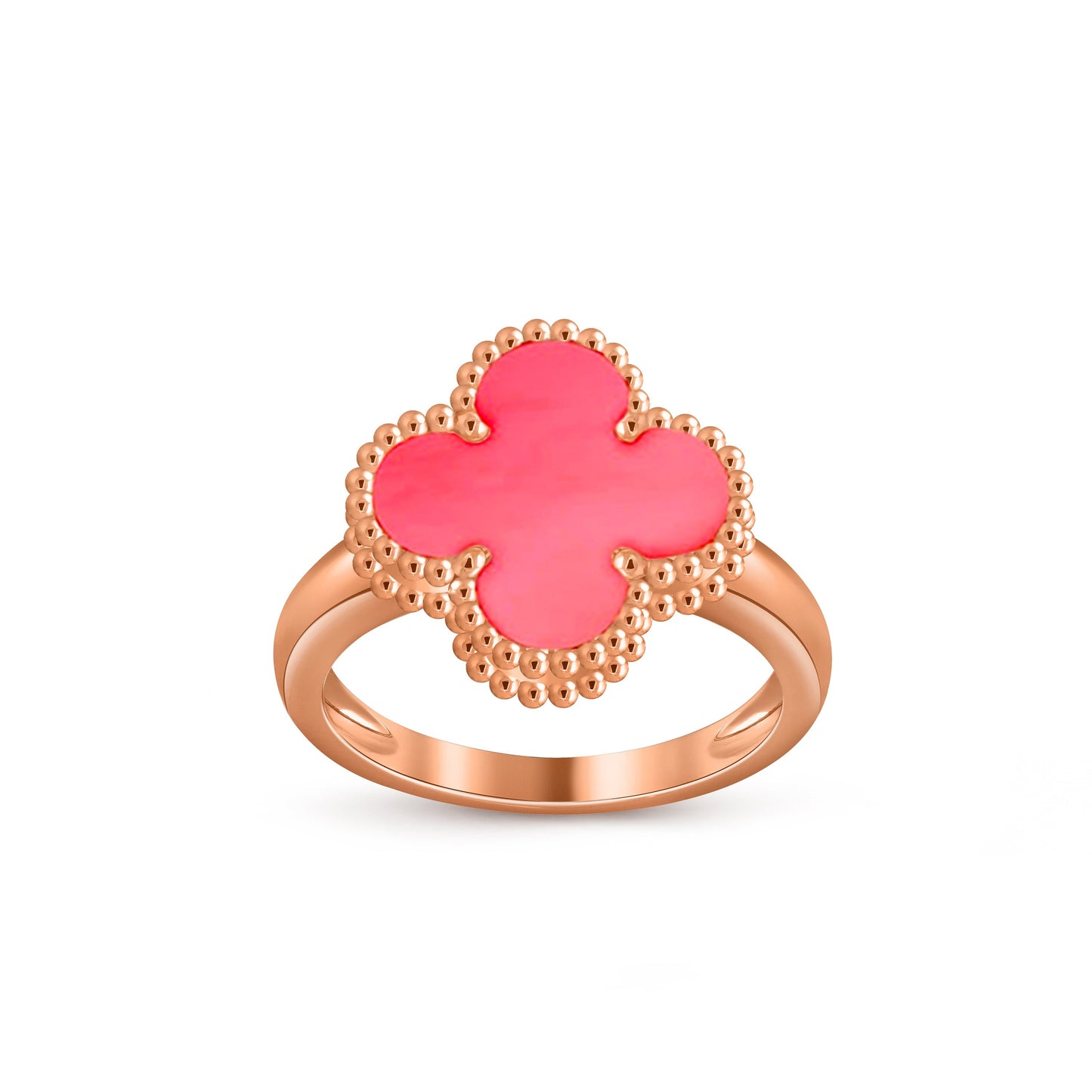 [Rosla]CLOVER RING ROSE GOLD COLLECTION