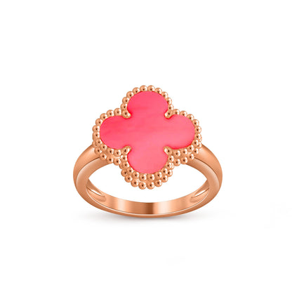 [Rosla]CLOVER RING ROSE GOLD COLLECTION