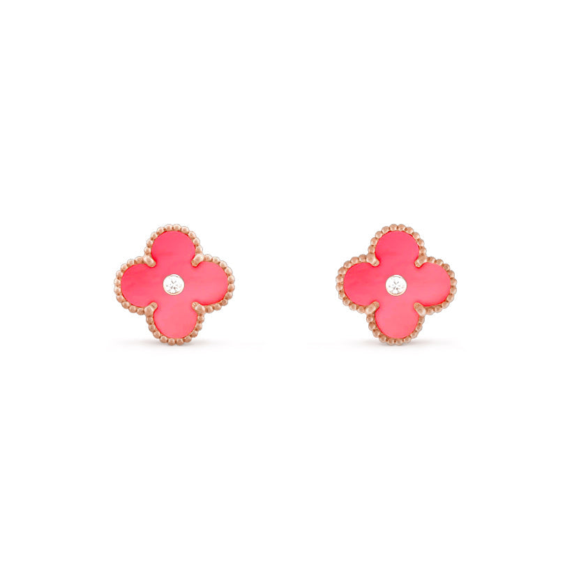 [Rosla]CLOVER  15MM DIAMOND EARRINGS COLLECTION