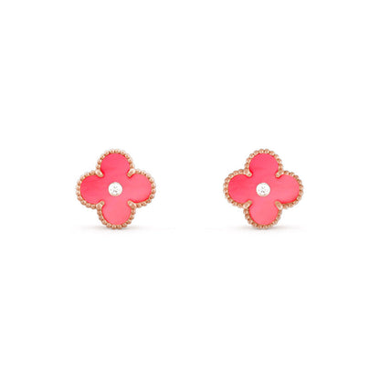[Rosla]CLOVER  15MM DIAMOND EARRINGS COLLECTION