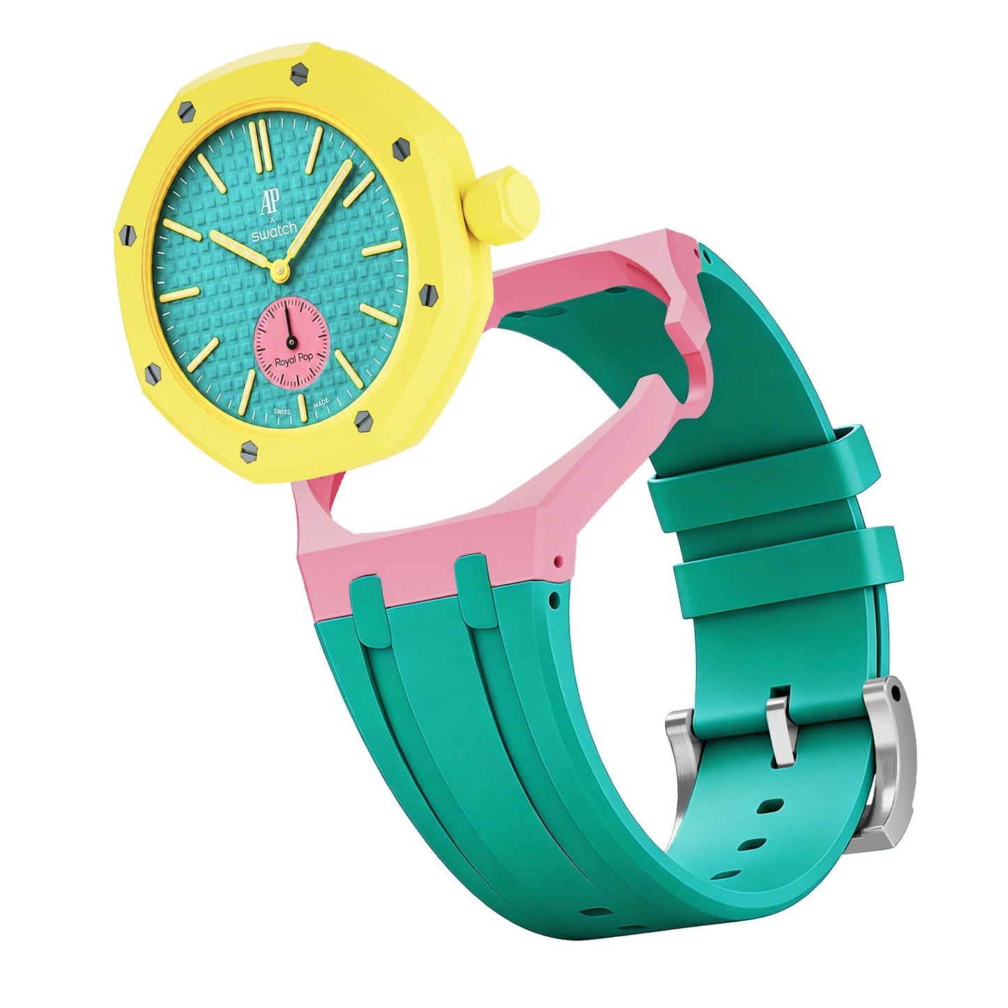 [Rosla]Royal Oak Pop Exclusive Bioceramic Case & Silicone Strap Mix Color