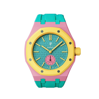 [Rosla]Royal Oak Pop Exclusive Bioceramic Case & Silicone Strap Mix Color