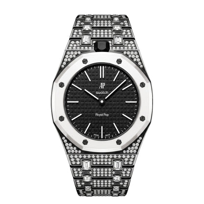 [Rosla]Royal Oak Pop Exclusive Bioceramic Case & Bioceramic Strap Full Diamond